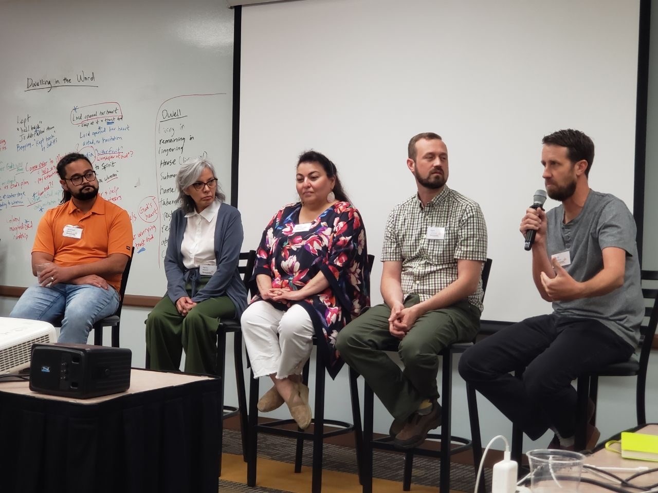 A community panel at a ministry gathering