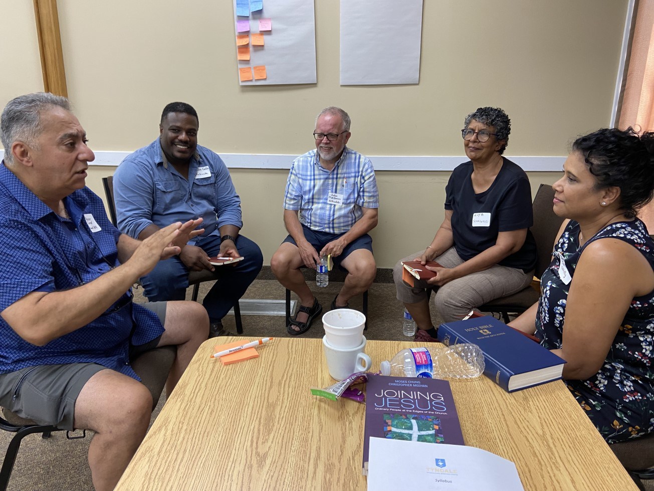 A small group learning together