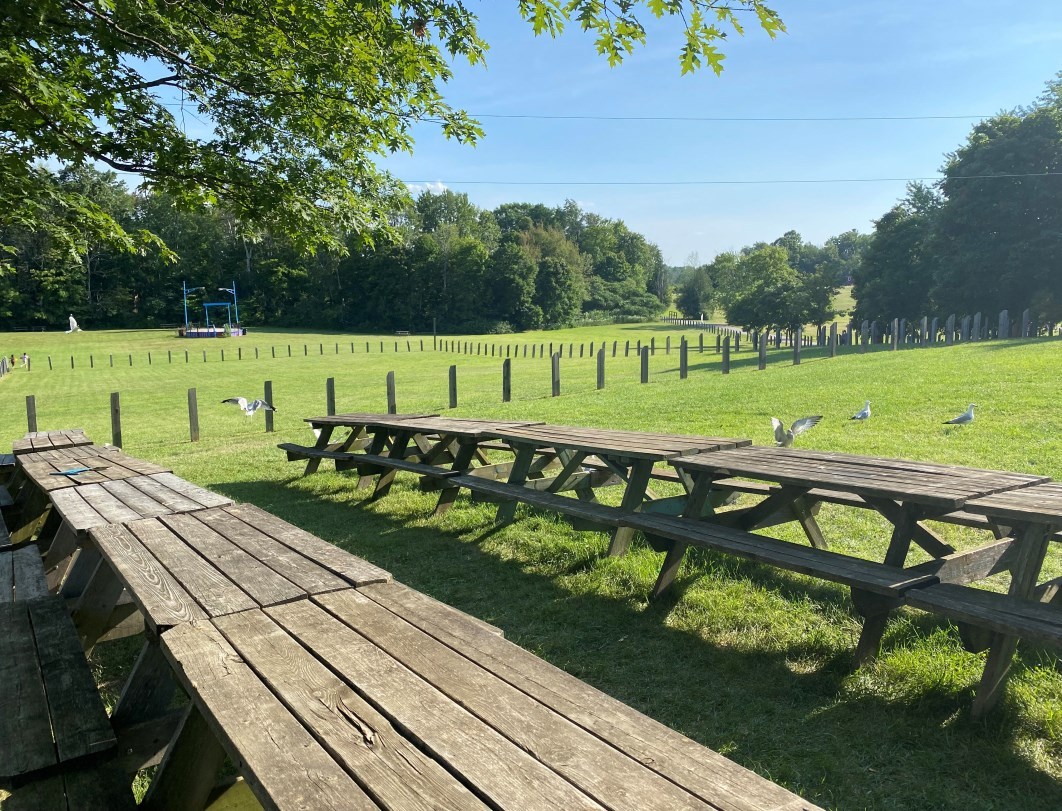 Outdoor fellowship grounds